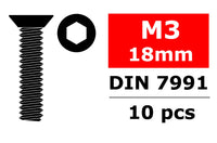 COR3002-30-18-Steel-Screws-M3-X-18mm,-Hex