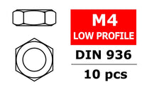 COR3104-40-Low-Profile-Nut,-M4,-10pcs