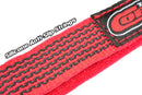 50536 - Pro Battery Straps - 300x20mm - Metal Buckle - Silicone Anti-Slip Strings - Red - 2 pcs