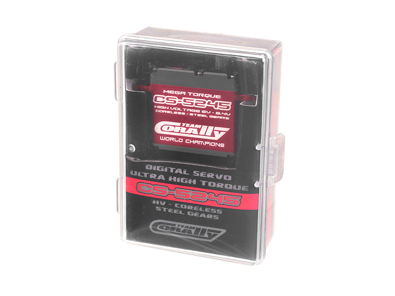 52005 - CS-5245 Ultra High Torque Servo, High Voltage, Coreless Motor, Steel Gears, CNC Alloy Case