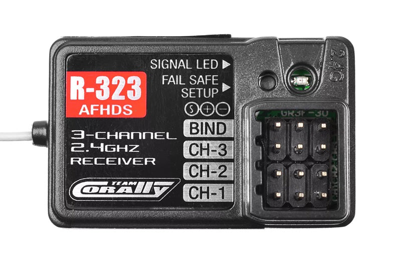 59050 - R-323 AFHDS 3-Channel Receiver - 2.4GHZ Digital Radio Control System