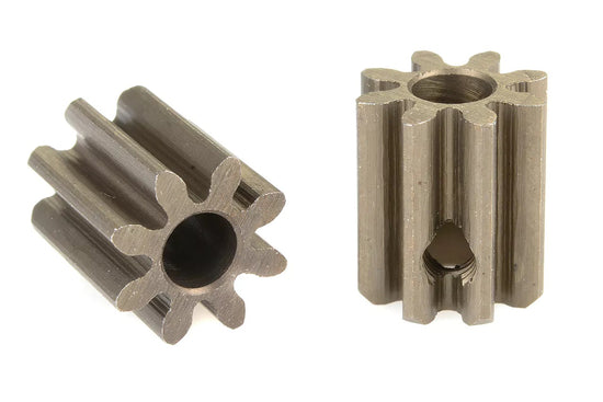 71508 - 32 DP Pinion - Short - Hardened Steel - 8 Teeth - Shaft Dia. 3.17mm